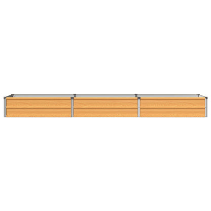Letto rialzato da giardino Naturale 240 x 40 x 24 cm | homemem39
