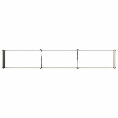 Letto rialzato da giardino Naturale 240 x 40 x 24 cm | homemem39