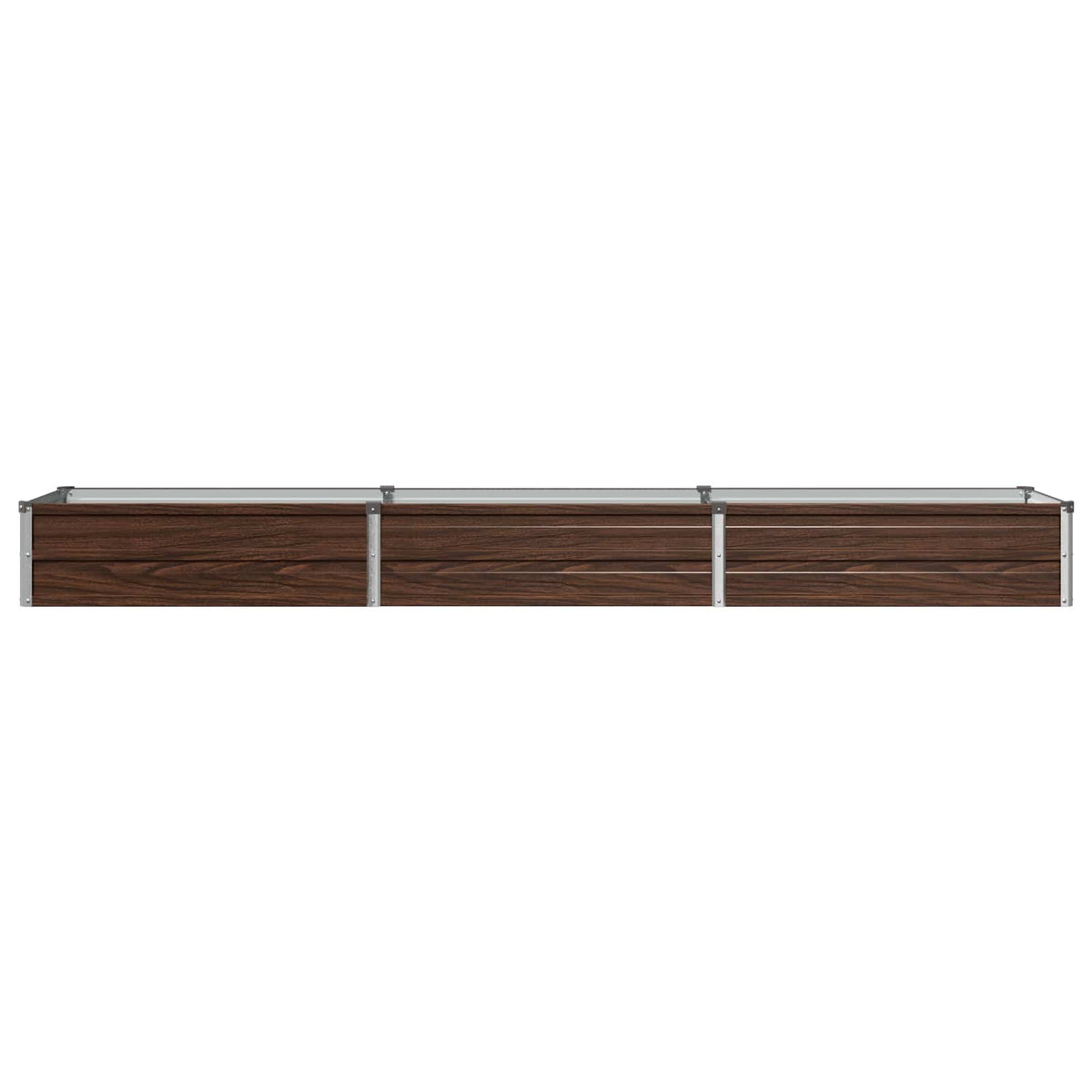 Letto rialzato da giardino Nero 240 x 40 x 24 cm | homemem39