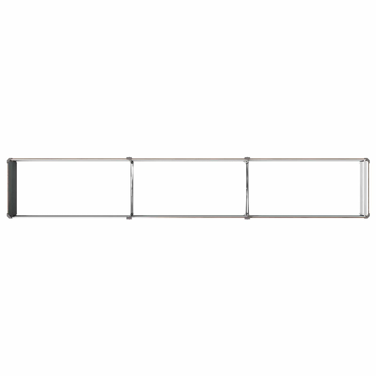 Letto rialzato da giardino Nero 240 x 40 x 24 cm | homemem39