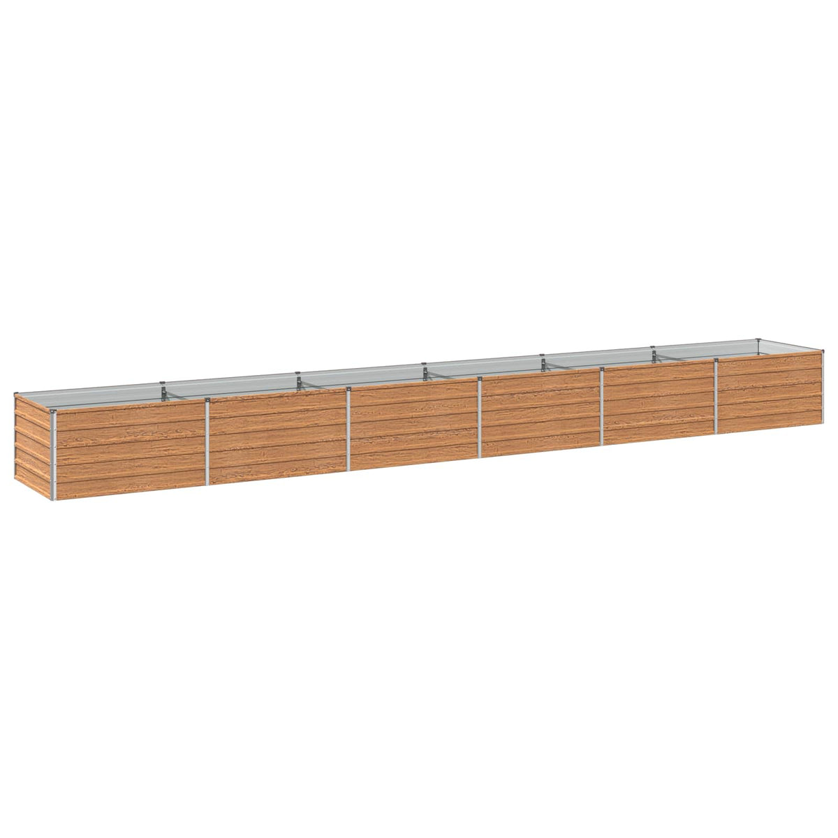 Letto rialzato da giardino Marrone legno 600 x 80 x 55 cm