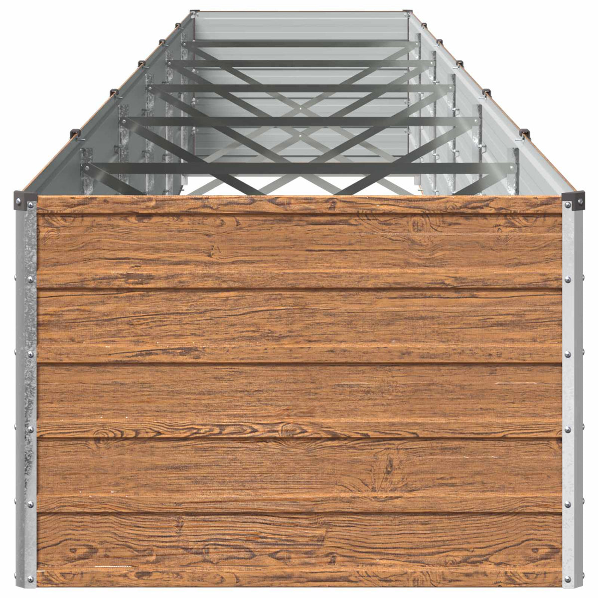 Letto rialzato da giardino Marrone legno 600 x 80 x 55 cm