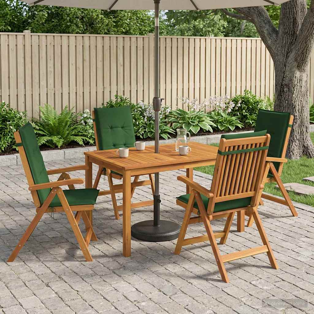 5-Piece Garden Dining Set 4-Posti Verde