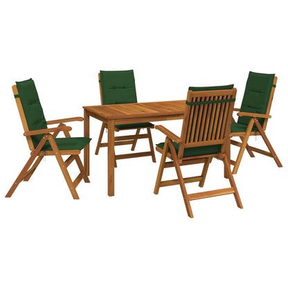 5-Piece Garden Dining Set 4-Posti Verde
