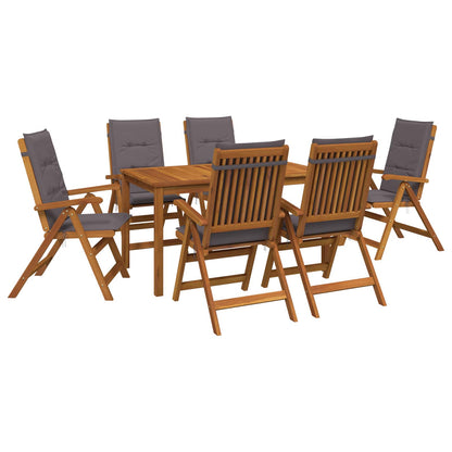 7-Piece Garden Dining Set 6-Posti Antracite
