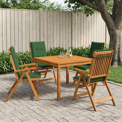 Set da pranzo da giardino 5 pezzi Naturale | homemem39