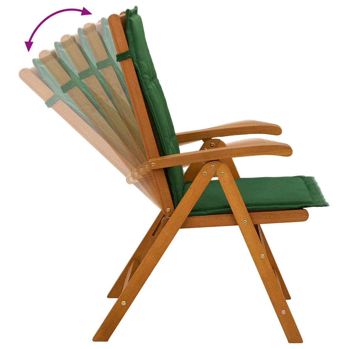 Set da pranzo da giardino 5 pezzi Naturale | homemem39