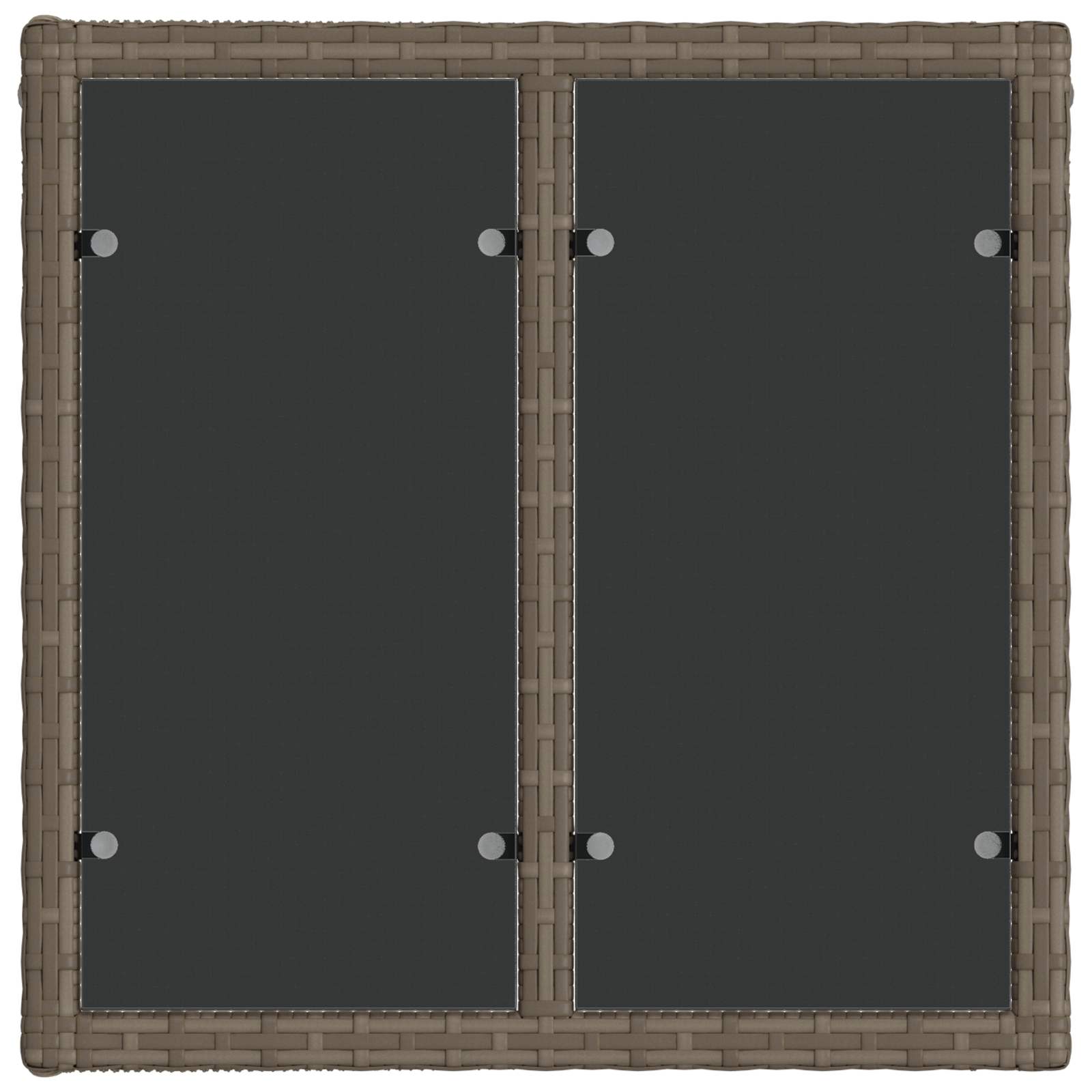 Set Divano da Giardino 5 pcs Grigio polyrattan | homemem39