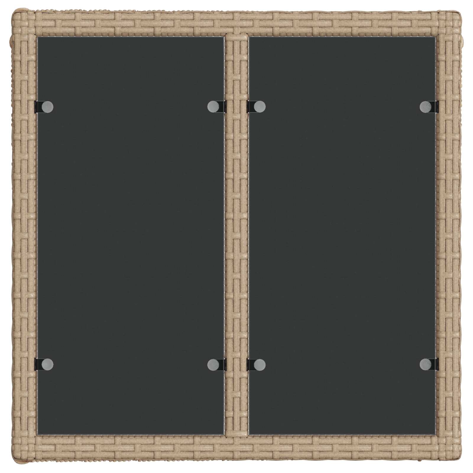 Set Divano da Giardino 10 pcs Beige polyrattan | homemem39