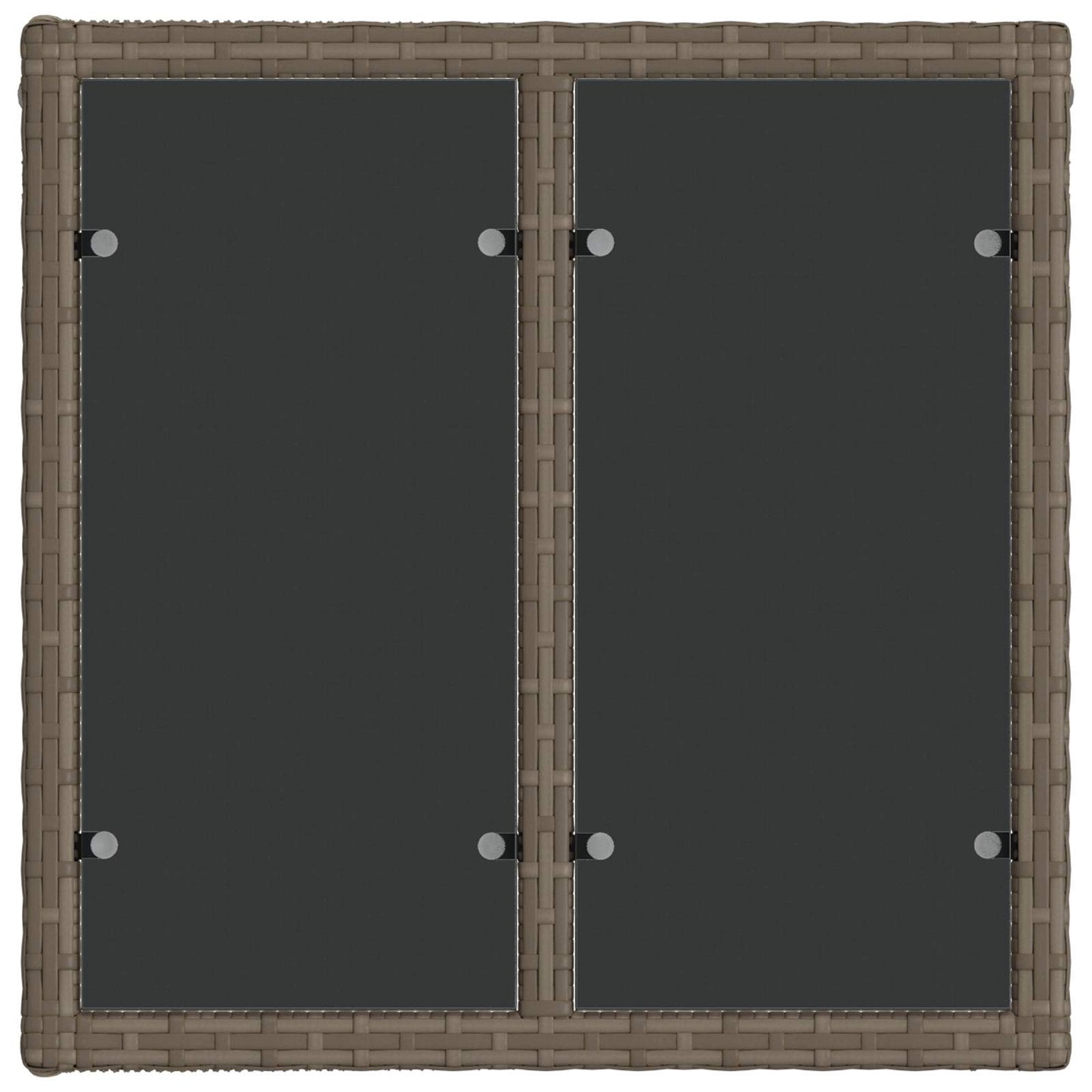 Set Divano da Giardino 7 pcs Grigio polyrattan | homemem39