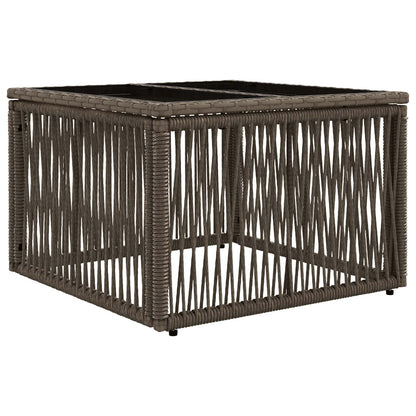 Set Divano da Giardino 11 pcs Grigio polyrattan | homemem39