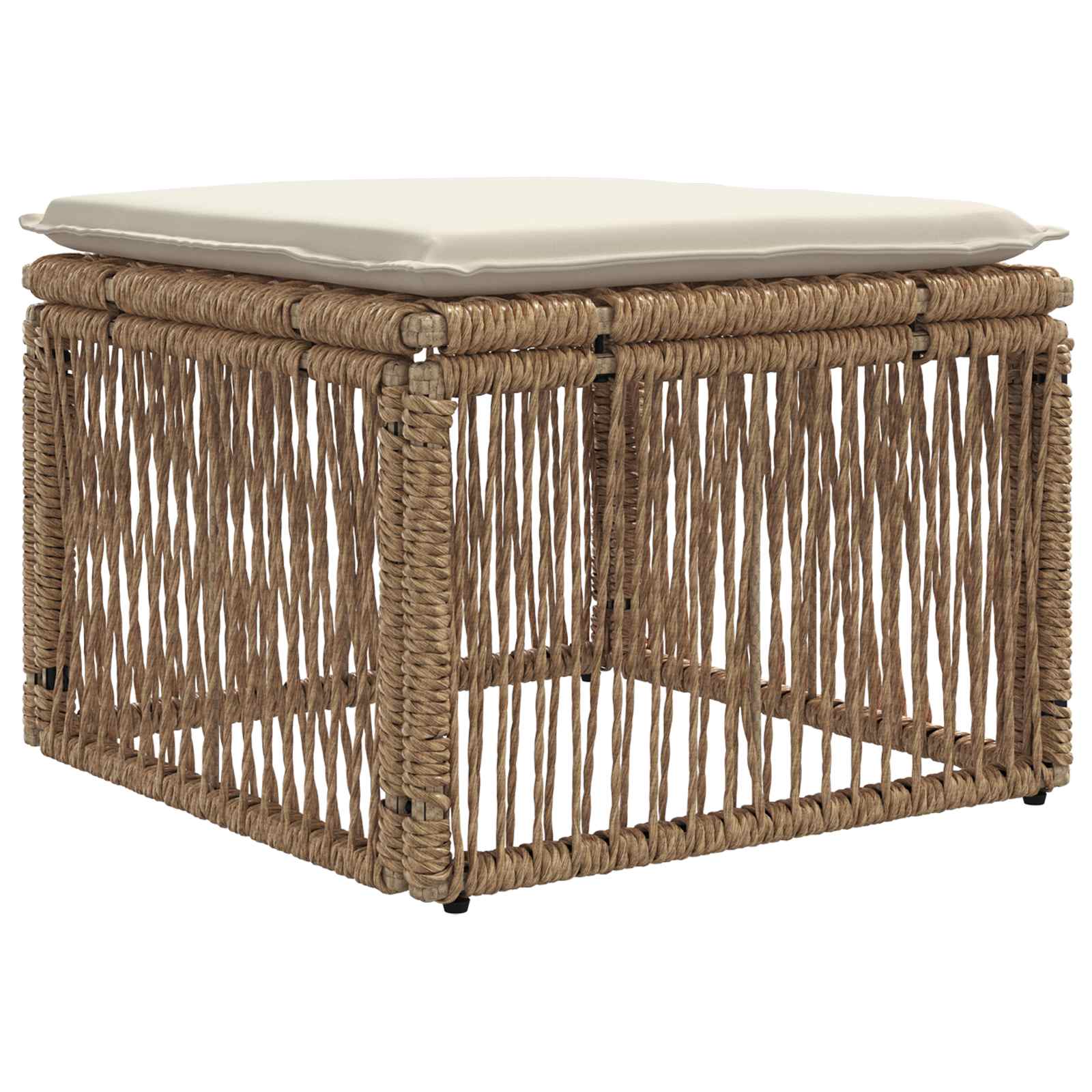 Set Divano da Giardino 10 pcs Beige polyrattan | homemem39