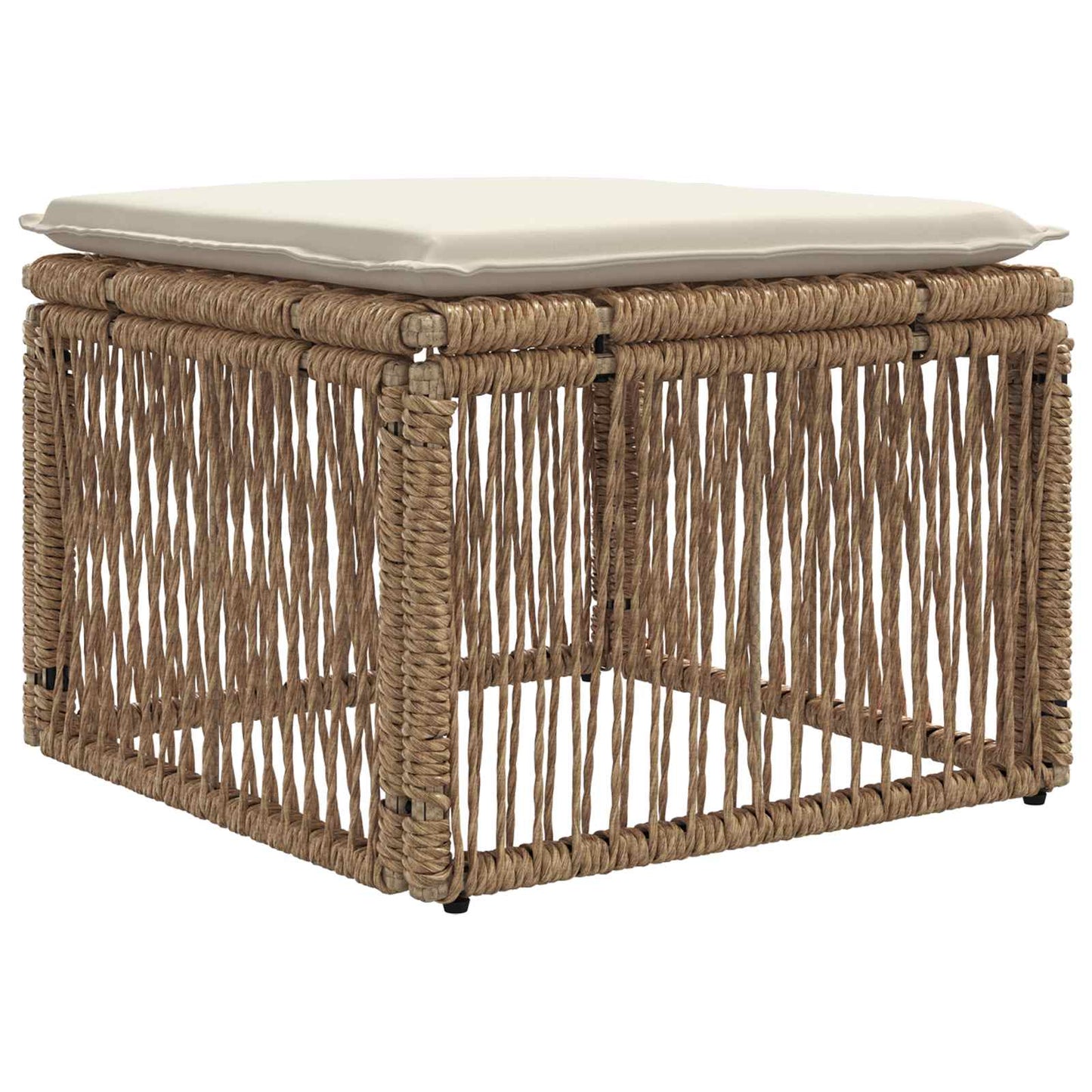 Set Divano da Giardino 11 pcs Beige polyrattan | homemem39