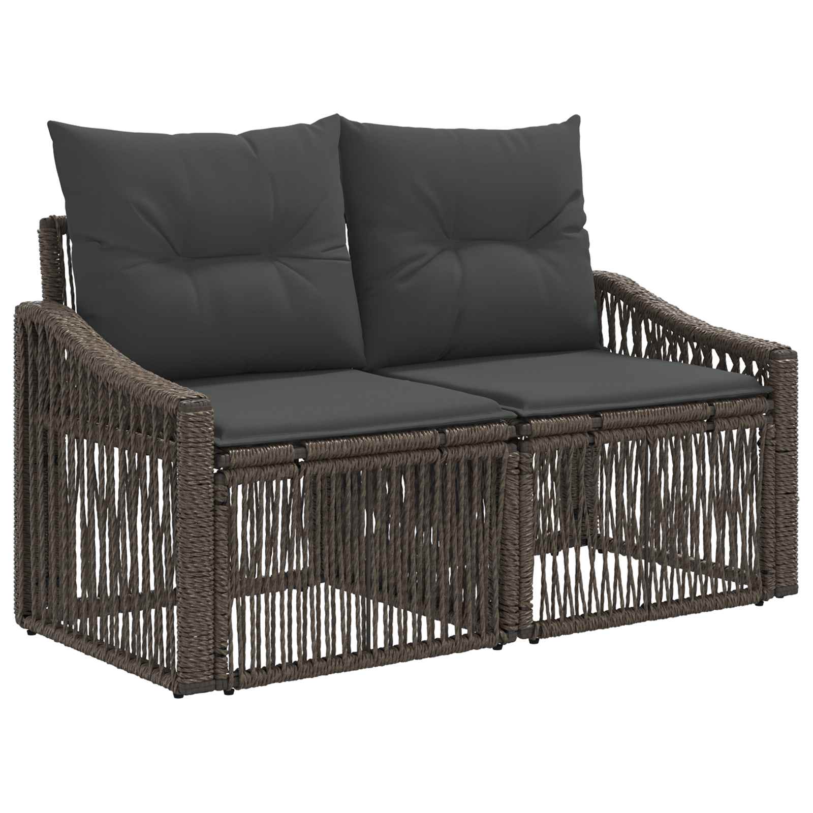 Set Divano da Giardino 13 pcs Grigio polyrattan | homemem39