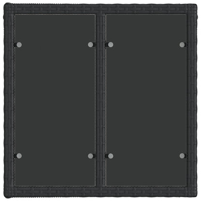 Set Divano da Giardino 12 pcs Nero polyrattan | homemem39