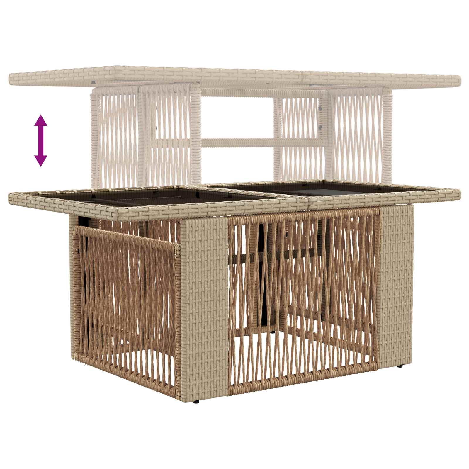 Set Divano da Giardino 13 pcs polyrattan | homemem39
