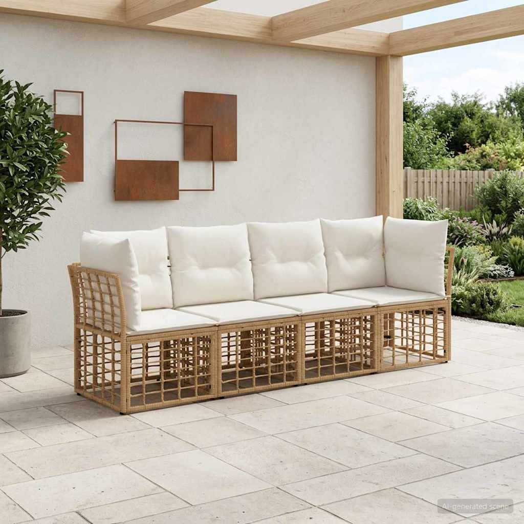 Set di divani da esterno Naturale Poliestere | homemem39