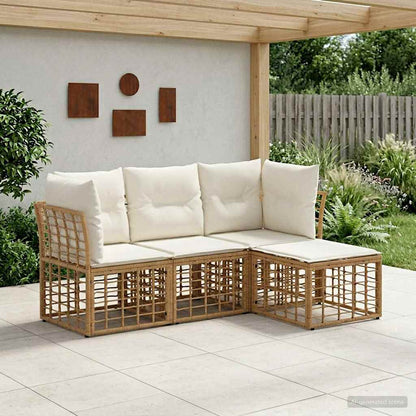 Set di divani da esterno Naturale Poliestere | homemem39