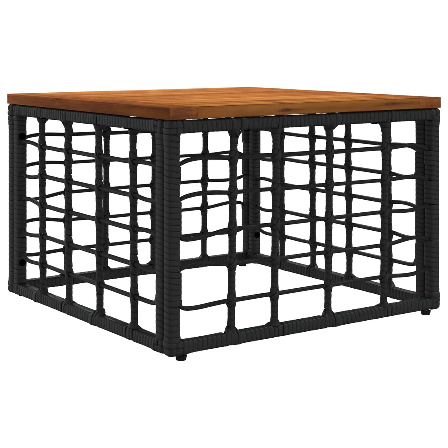Set di divani da esterno 5 pcs Nero e Grigio scuro Poliestere | homemem39