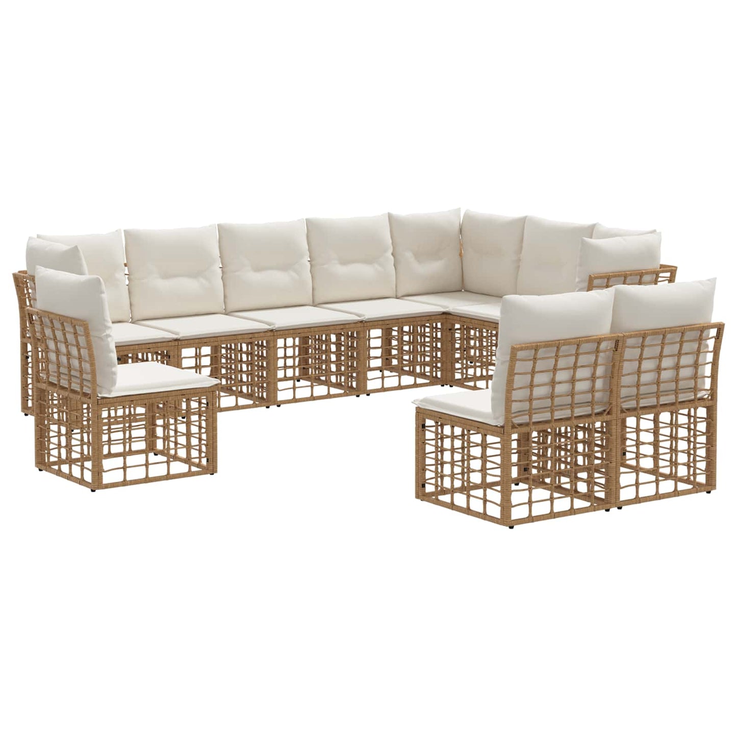 Set di divani da esterno Naturale Poliestere | homemem39