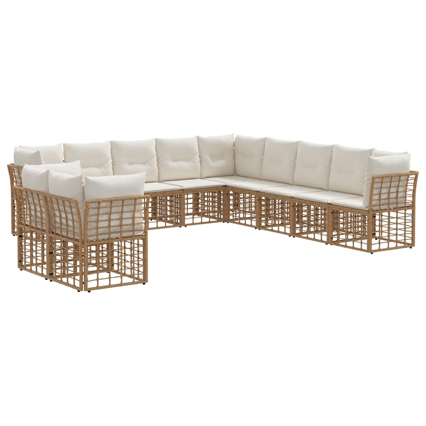 Set di divani da esterno Naturale Poliestere | homemem39