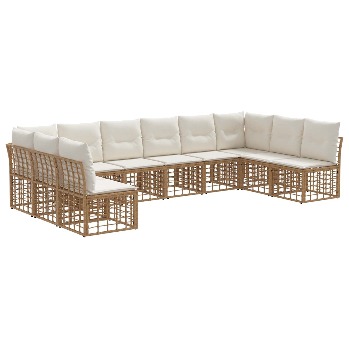 Set di divani da esterno Naturale Poliestere | homemem39