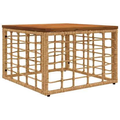 Set di divani da esterno 10 pcs Naturale e Bianco Crema | homemem39
