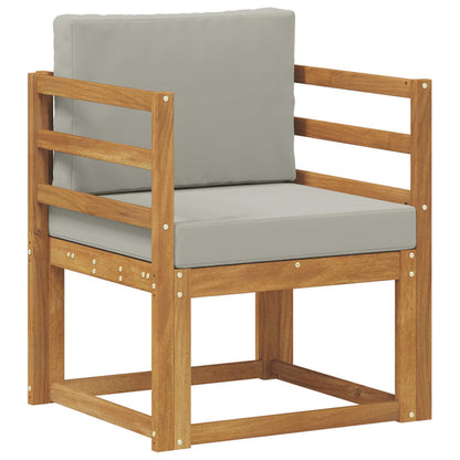 Divano da esterno Legno di Acacia Massello e Poliestere