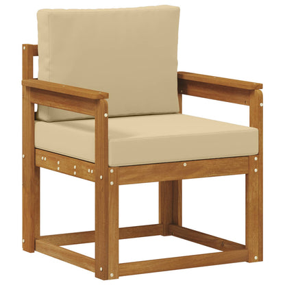 Divano da esterno Legno di Acacia Massello e Poliestere