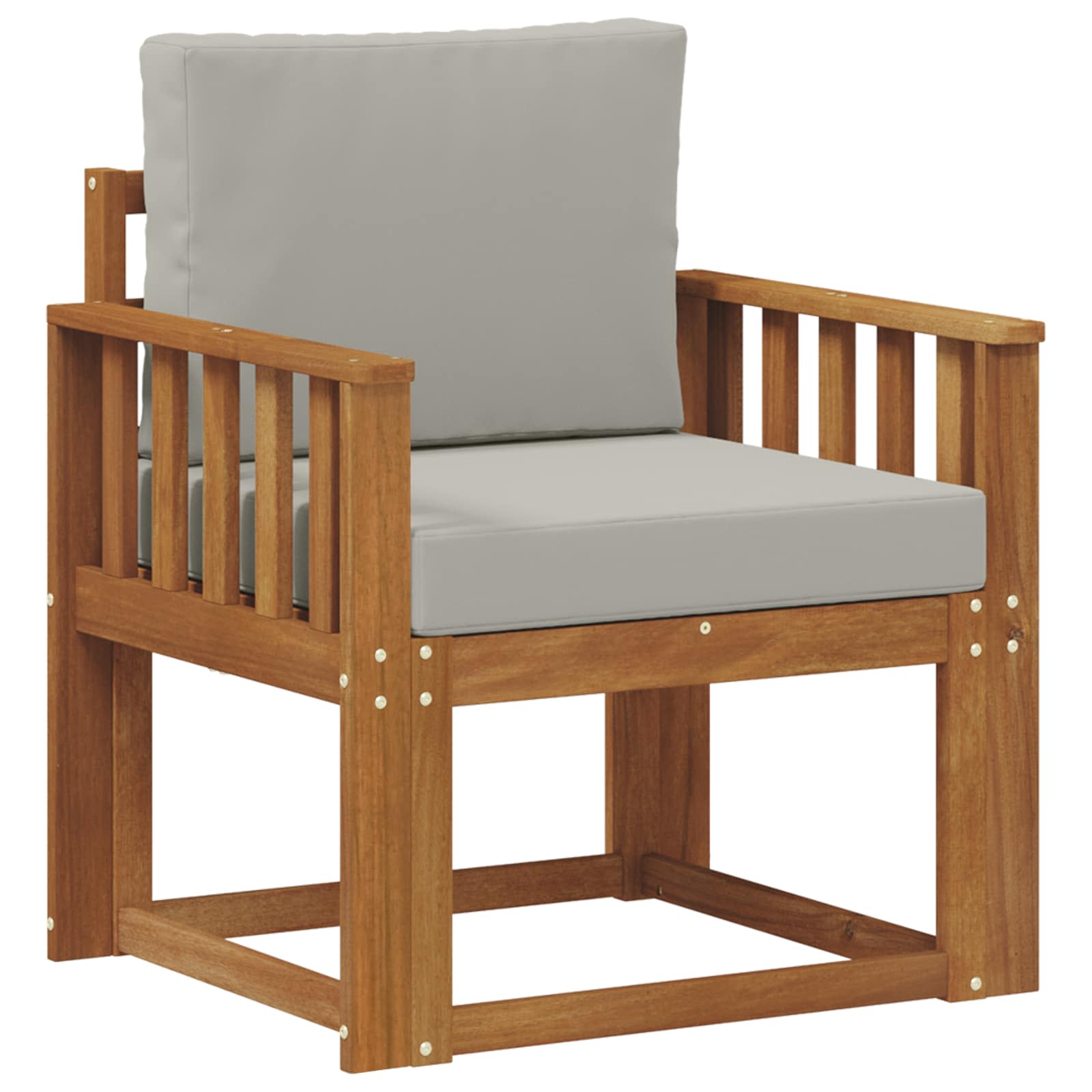 Divano da esterno Legno di Acacia Massello e Poliestere | homemem39