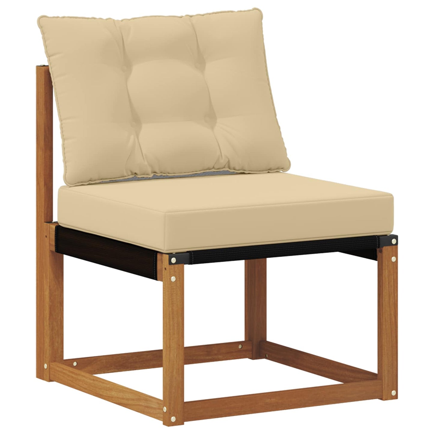 Divano da esterno Legno di Acacia Massello Naturale - homemem39