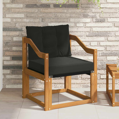 11 pz Set di divani da esterno Legno di Acacia Massello Marrone