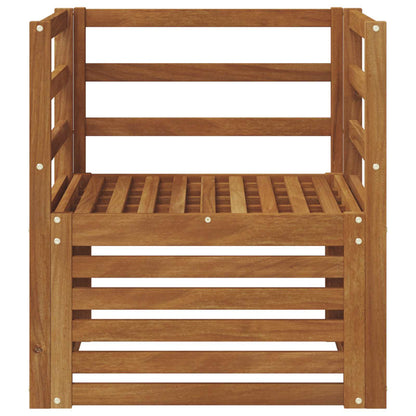 Divano da esterno Legno di Acacia Massello Naturale | homemem39
