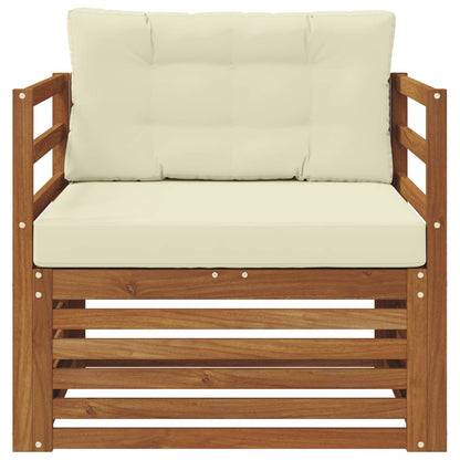 Divano da esterno Legno di Acacia Massello e Poliestere | homemem39