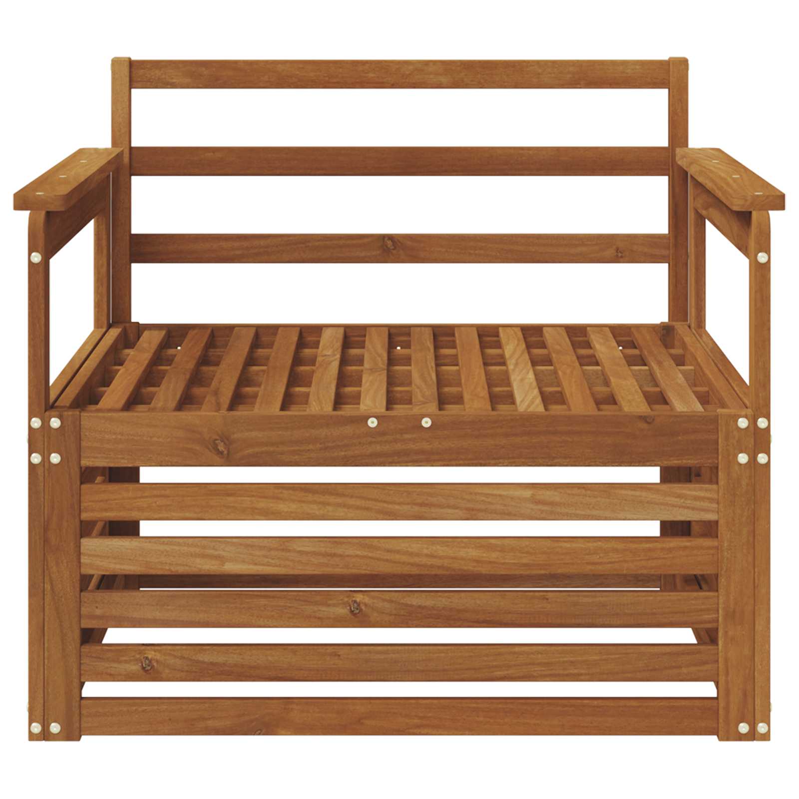 2 Pezzo Divano da esterno Naturale | homemem39