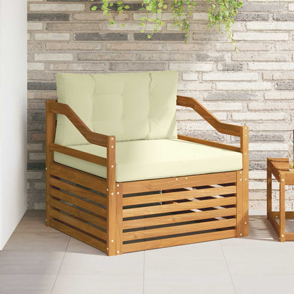 Set di divani da esterno Legno di Acacia Massello Naturale | homemem39