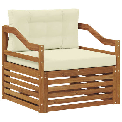 Set di divani da esterno Legno di Acacia Massello Naturale | homemem39