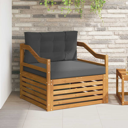 Set di divani da esterno Legno di Acacia Massello Naturale | homemem39
