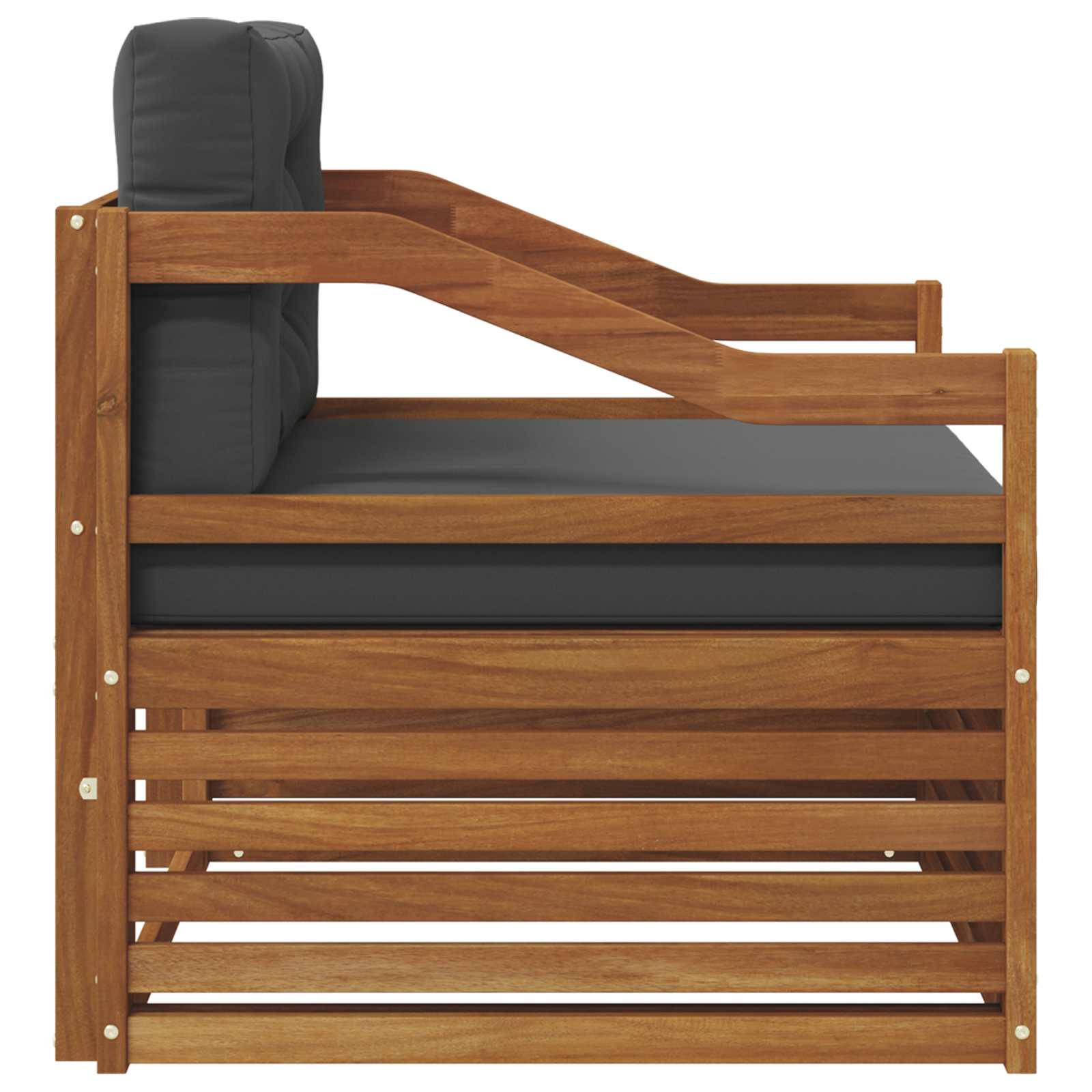 Set di divani da esterno Legno di Acacia Massello Naturale | homemem39
