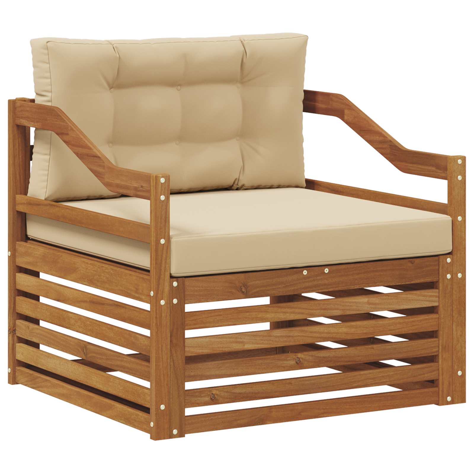 Divano da esterno Naturale e Beige | homemem39