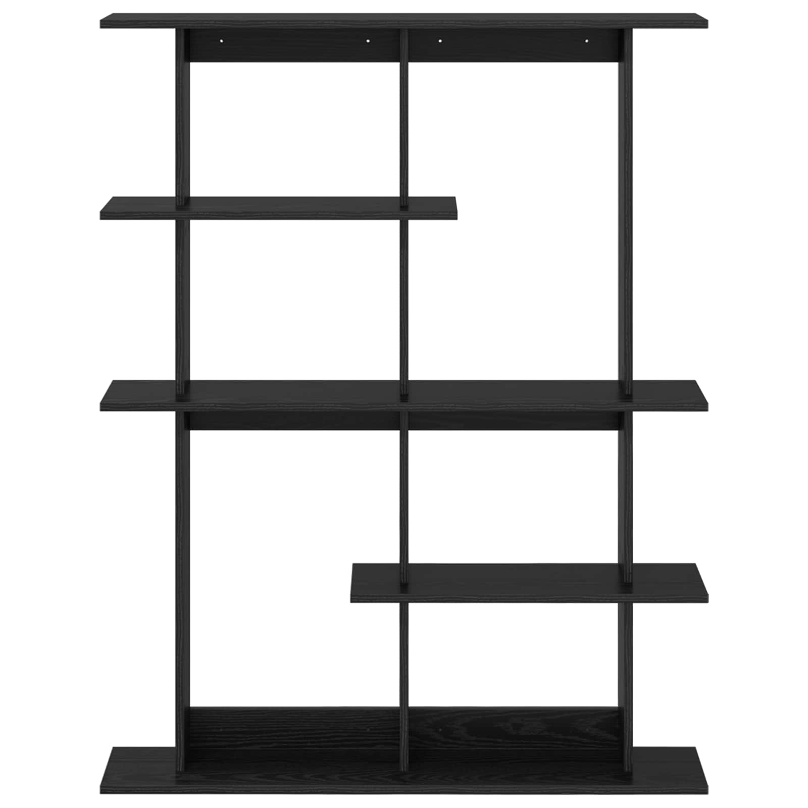 Scaffale da parete Rovere Nero 102 x 20 x 130 cm | homemem39