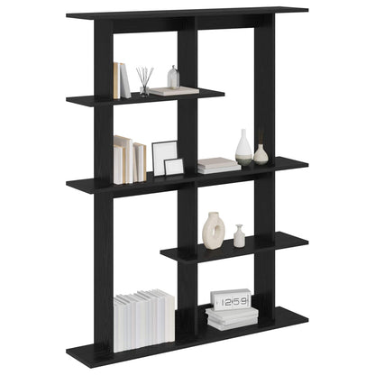 Scaffale da parete Rovere Nero 102 x 20 x 130 cm | homemem39