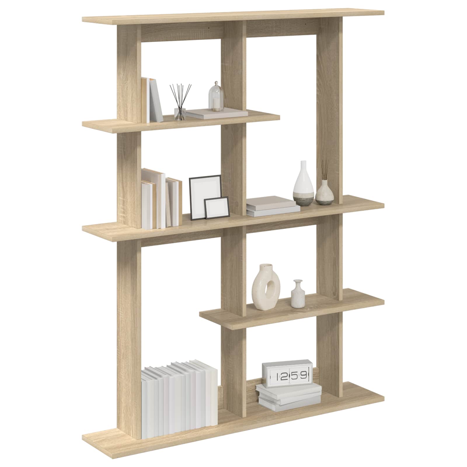 Scaffale da parete Rovere Sonoma 102 x 20 x 130 cm | homemem39