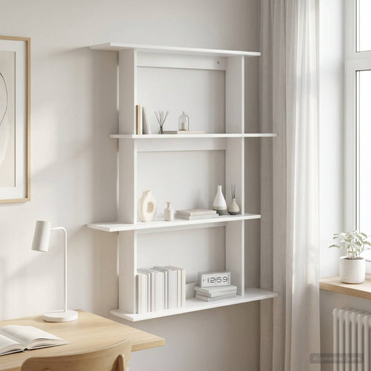 Scaffale da parete Bianco 100 x 20 x 126 cm | homemem39