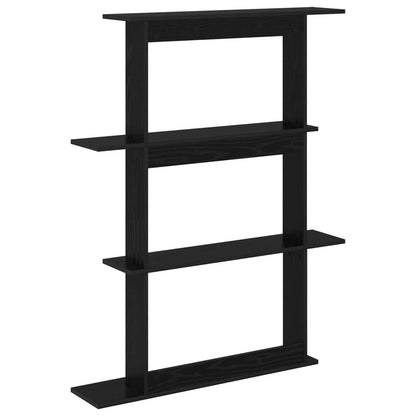 Scaffale da parete Rovere Nero 100 x 20 x 126 cm | homemem39
