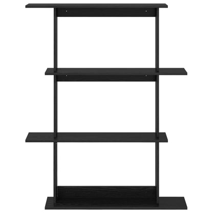 Scaffale da parete Rovere Nero 100 x 20 x 126 cm | homemem39