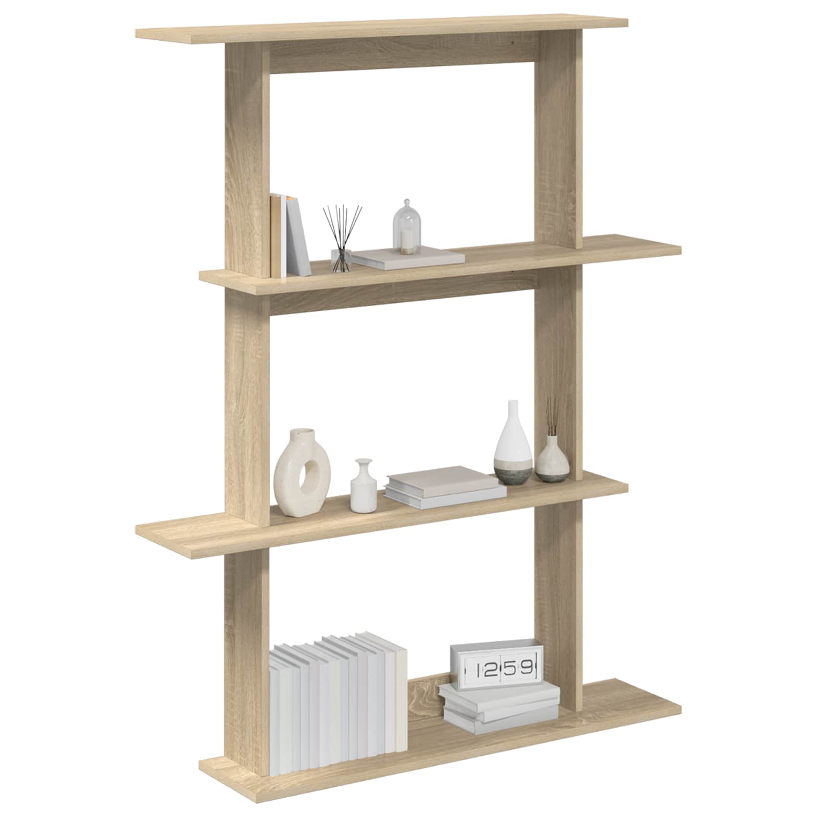 Scaffale da parete Rovere Sonoma 100 x 20 x 126 cm | homemem39