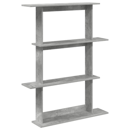 Scaffale da parete Grigio Cemento 100 x 20 x 126 cm | homemem39