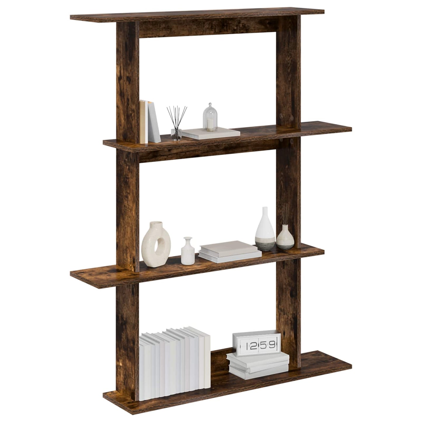 Scaffale da parete Rovere Fumo 100 x 20 x 126 cm | homemem39