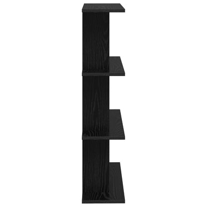 Scaffale da parete A parete Rovere Nero 56 x 20 x 90 cm | homemem39